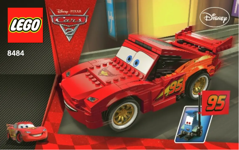 Page 1 de la notice Manuel utilisateur Lego Ultimate Build Lightning McQueen