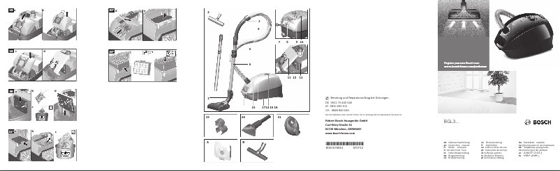 Page n°1 - Manuel utilisateur Bosch Pure Air GL-30