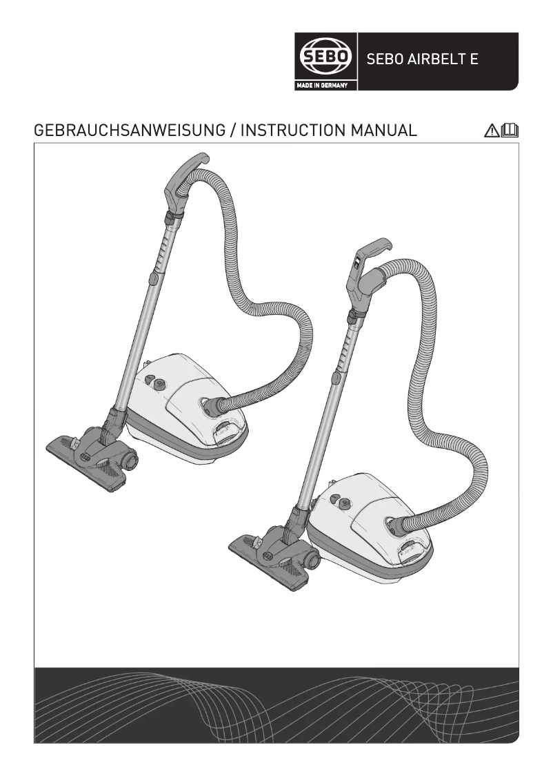 Página 1 del manual Manual de usuario Sebo Airbelt E3