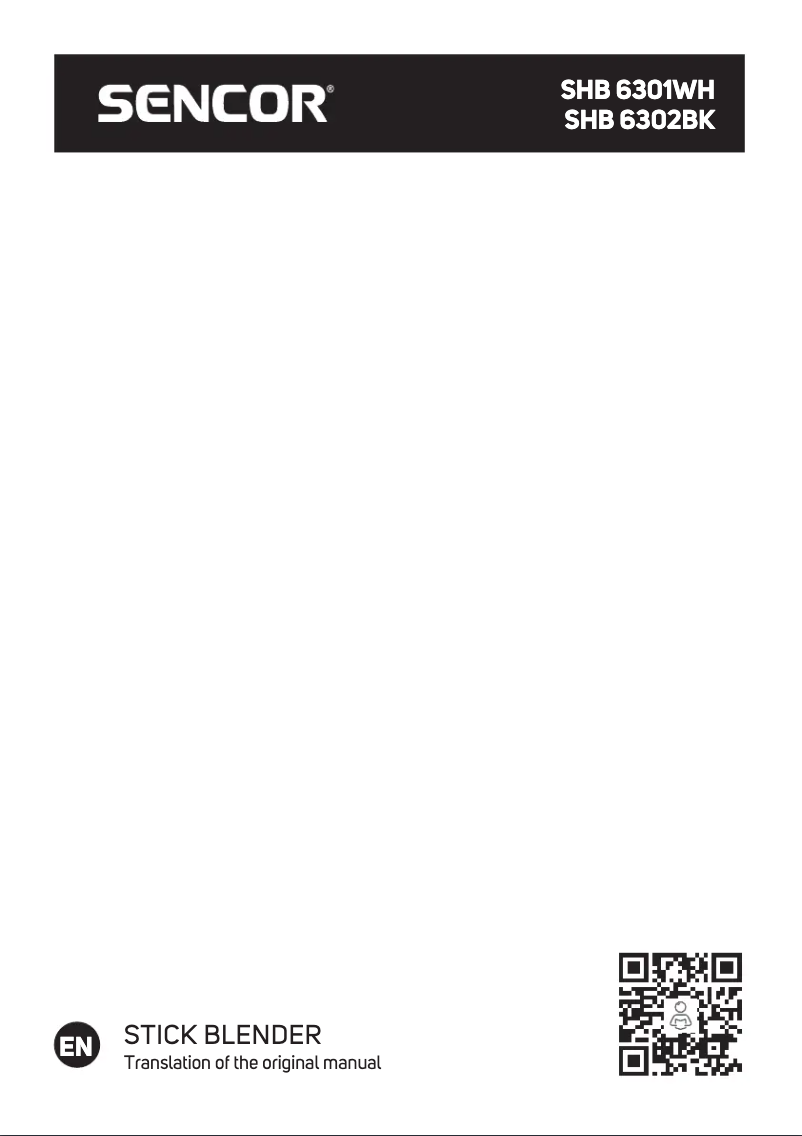 Image de la première page du manuel de l'appareil SHB 6301WH