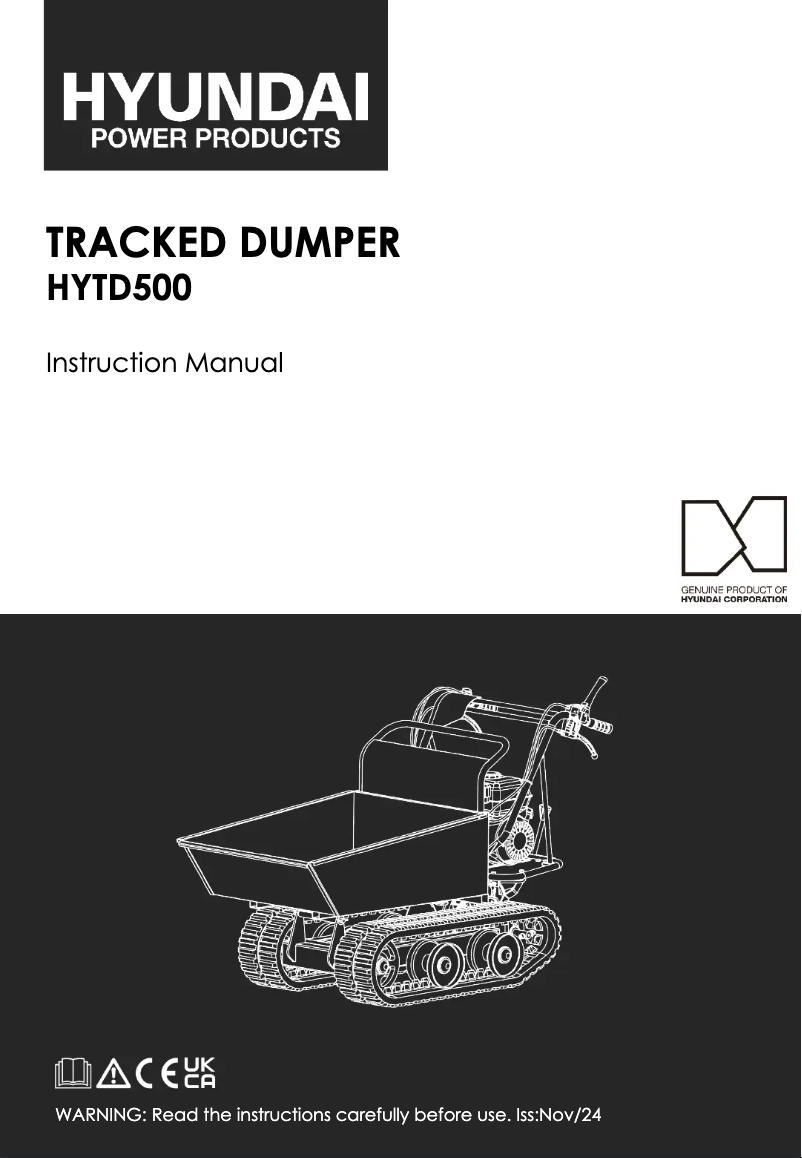 Page 1 de la notice Manuel utilisateur Hyundai HYTD500