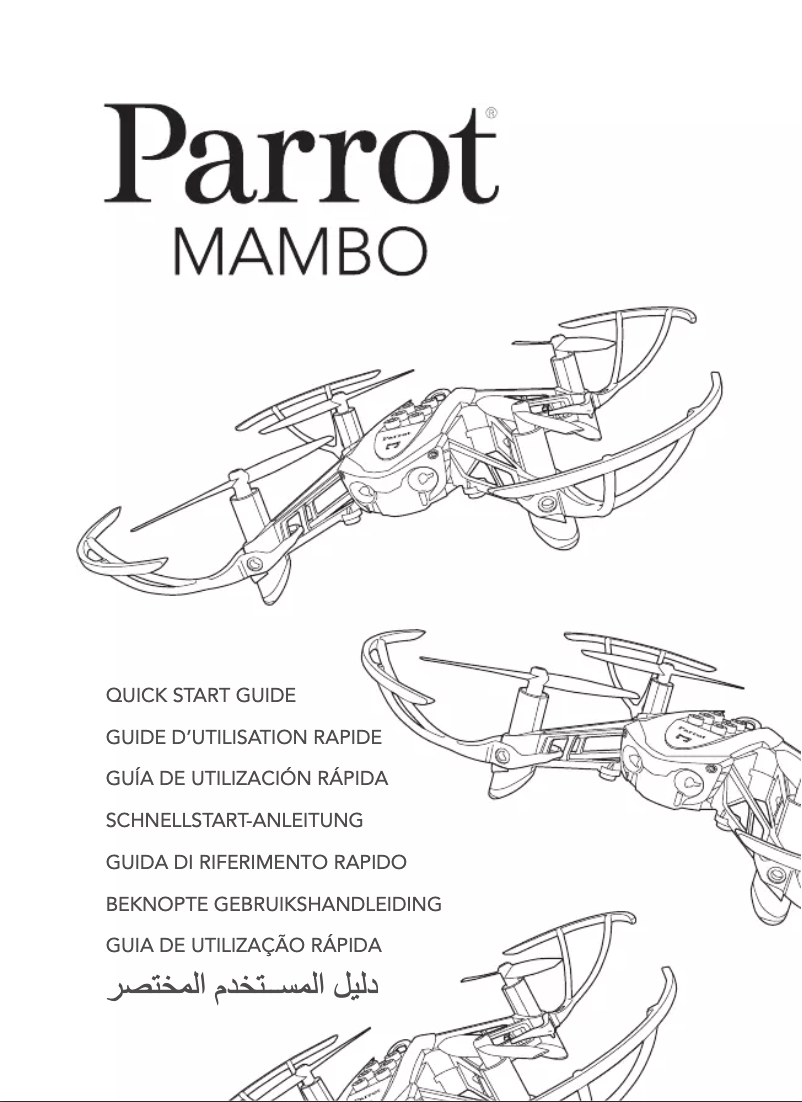 Page 1 de la notice Manuel utilisateur Parrot Mambo Fly