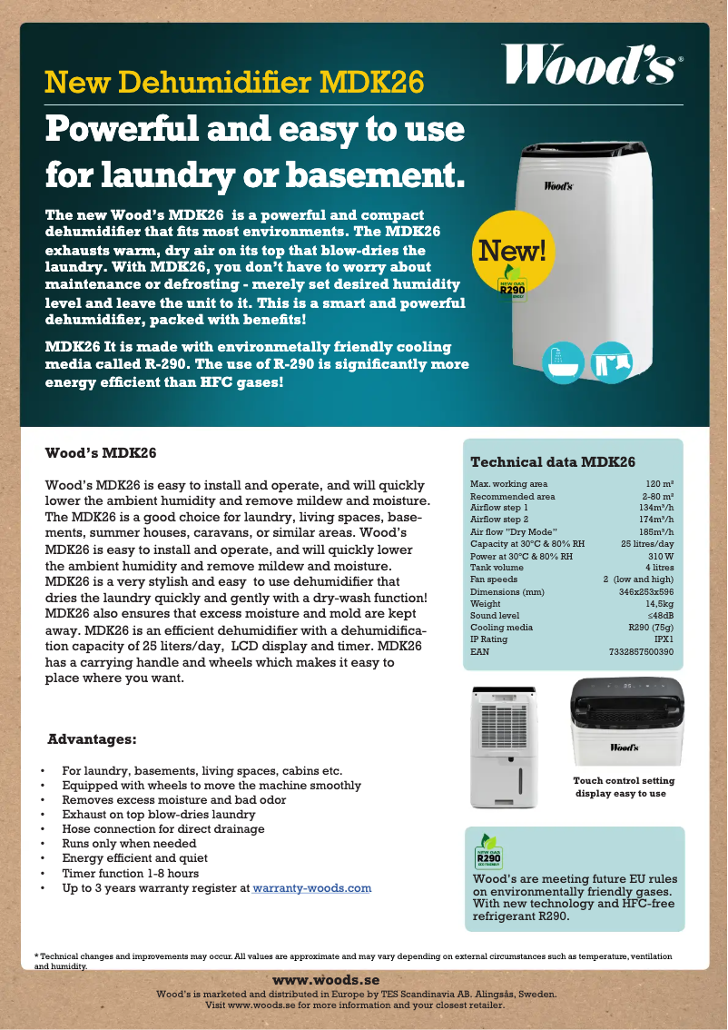 Image de la première page du manuel de l'appareil MDK26