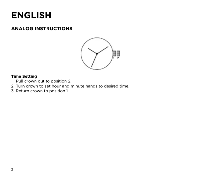 Page 1 de la notice Manuel utilisateur Armani Chronograph AX4331