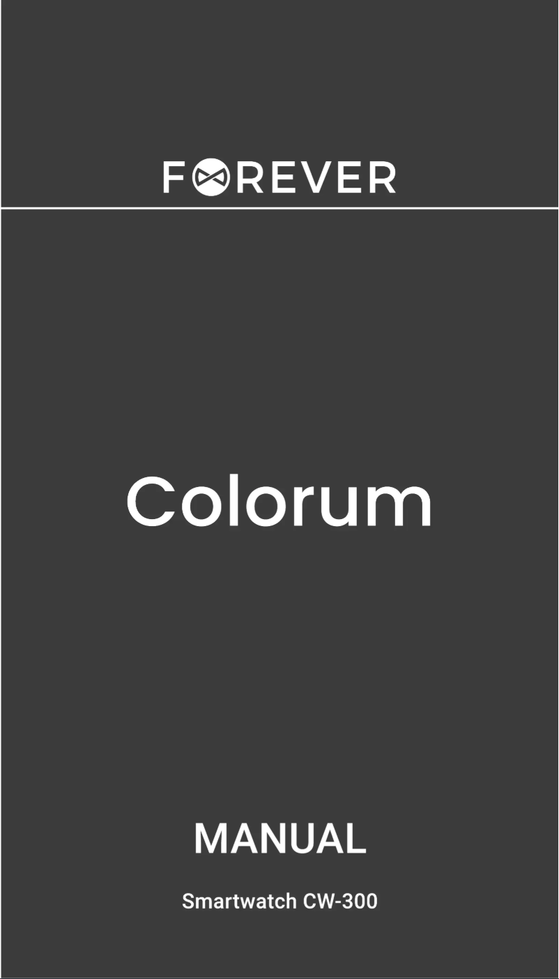 Image de la première page du manuel de l'appareil Colorum CW-300