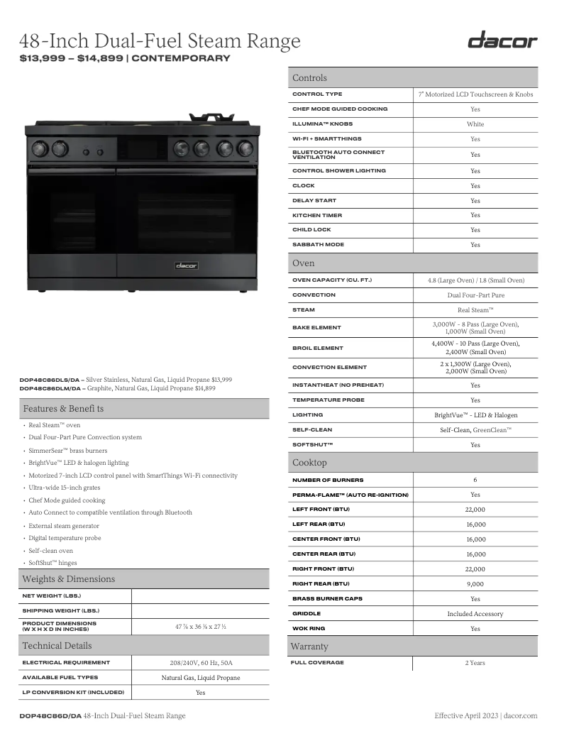 Image de la première page du manuel de l'appareil DOP48C86DLS