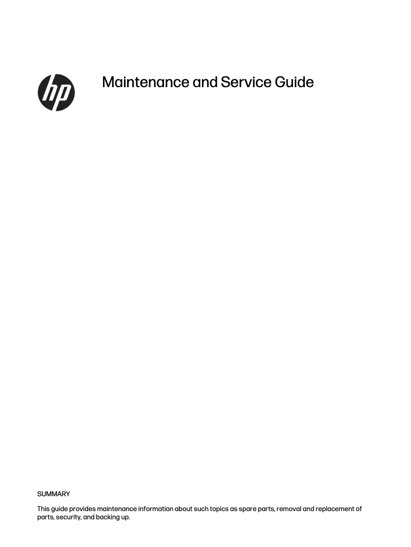 Page 1 de la notice Manuel d'utilisation et d'entretien HP Chromebook 15