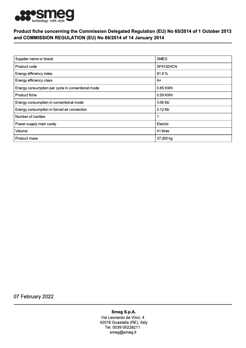 Image de la première page du manuel de l'appareil SF4102VCN