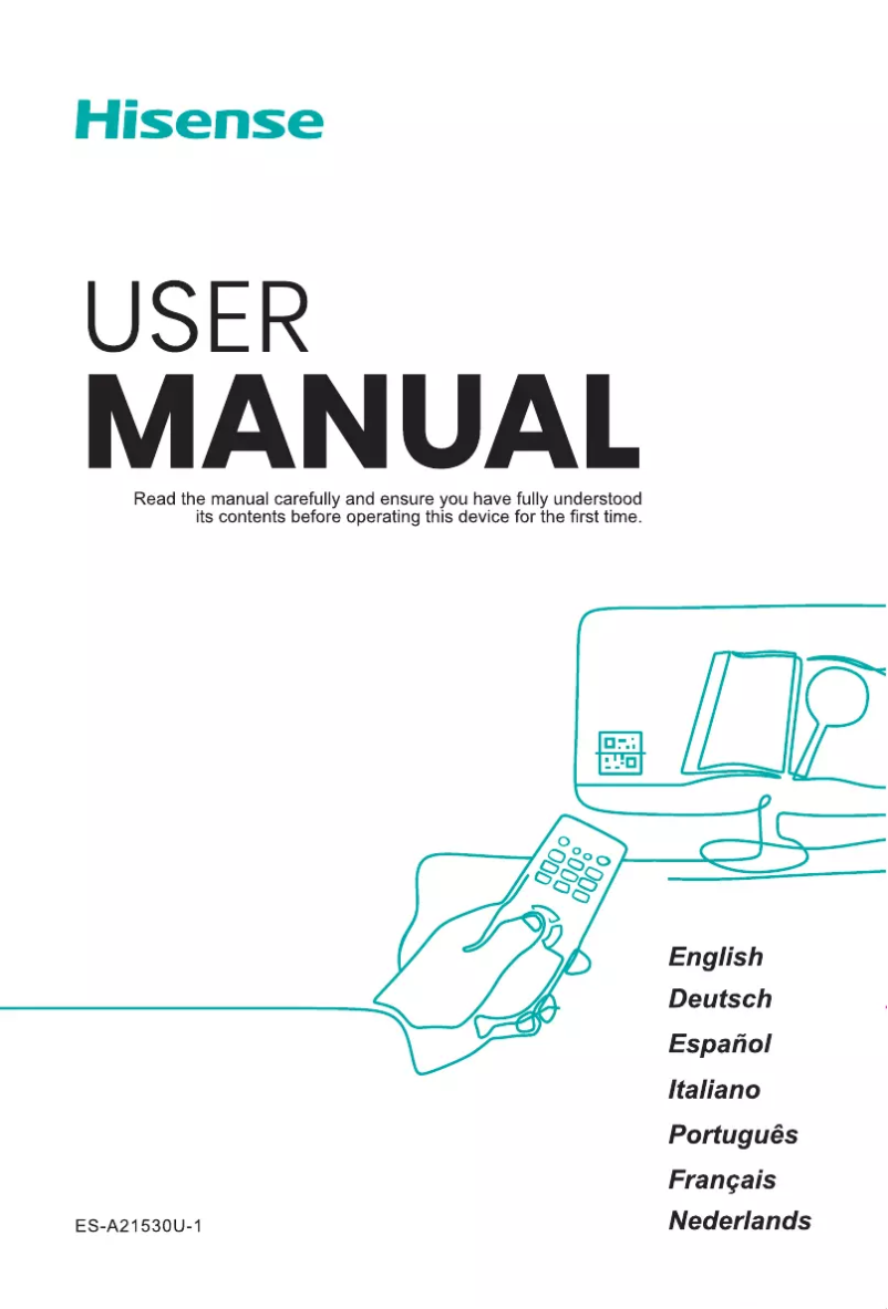 Page 1 de la notice Manuel utilisateur Hisense 65U8HQ