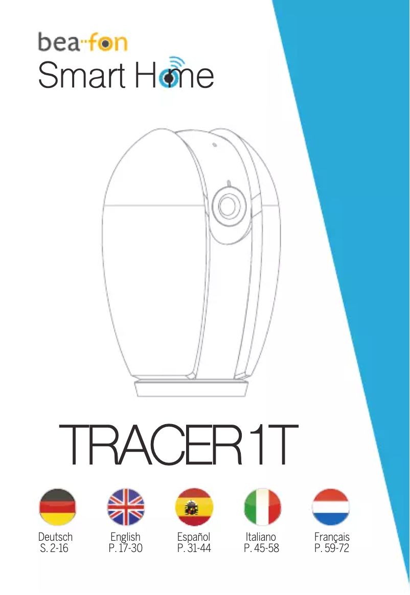 Page n°1 - Manuel utilisateur Bea-fon Tracer 1T