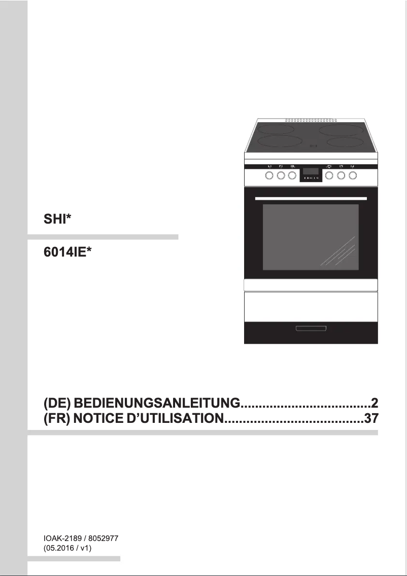 Página 1 del manual Manual de usuario Amica SHI 11686 W