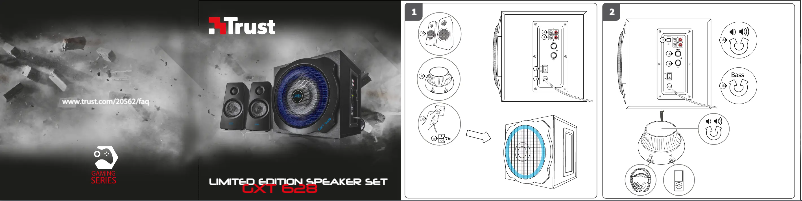 Page n°1 - Manuel utilisateur Trust GXT 628