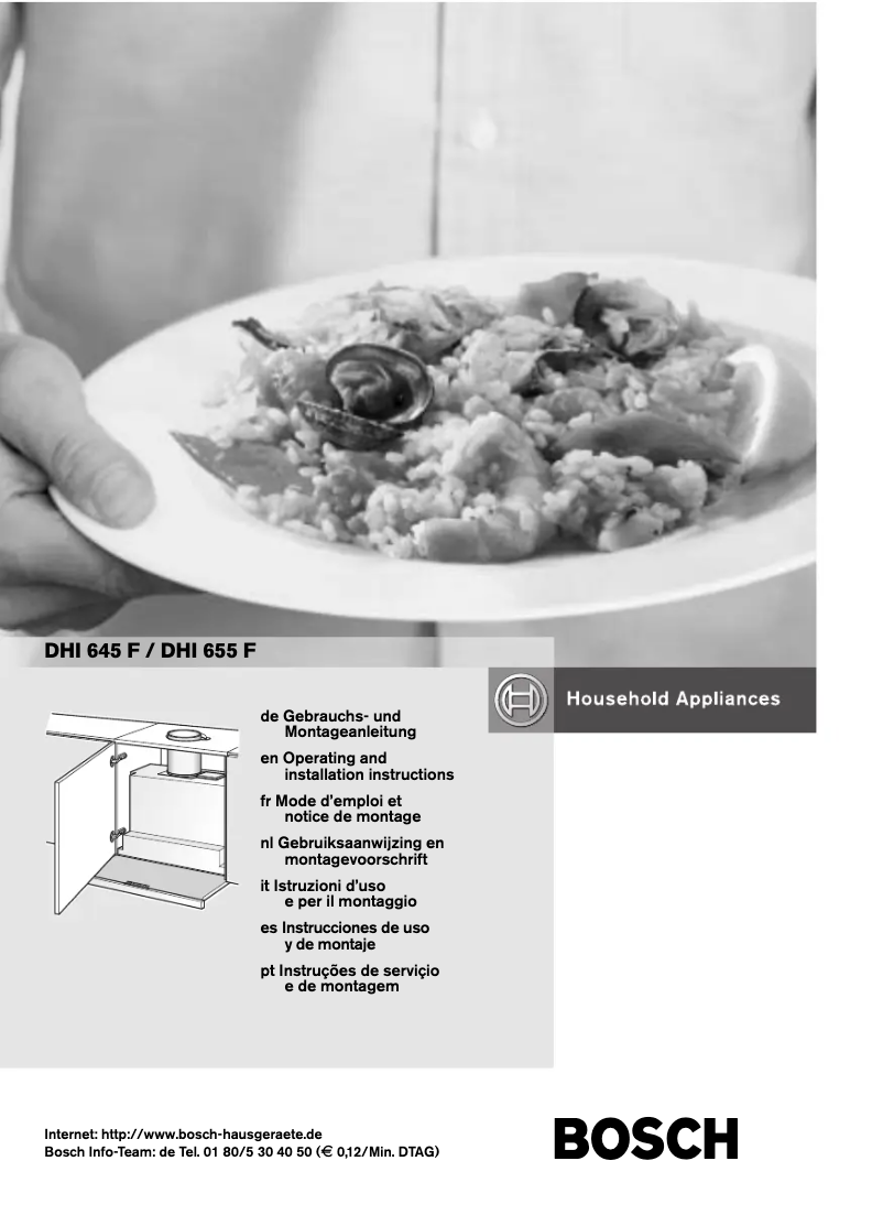 Page n°1 - Mode d'emploi Bosch DHI 655F