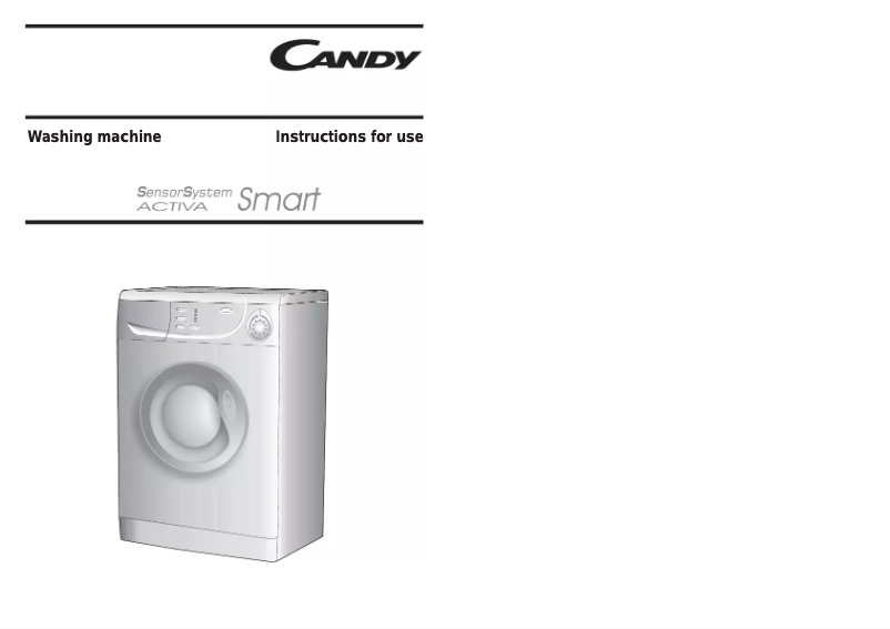 Page n°1 - Manuel utilisateur Candy C1 105-14S