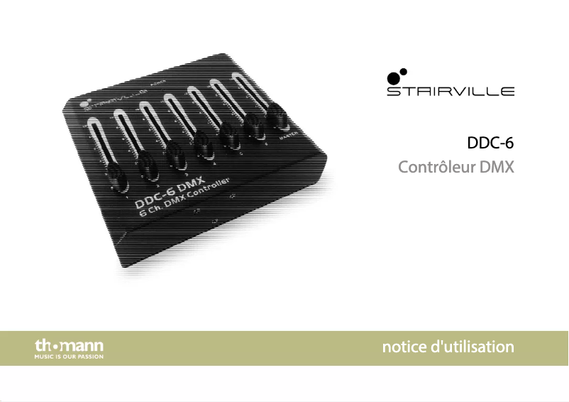 Page 1 de la notice Manuel utilisateur Stairville DDC-6
