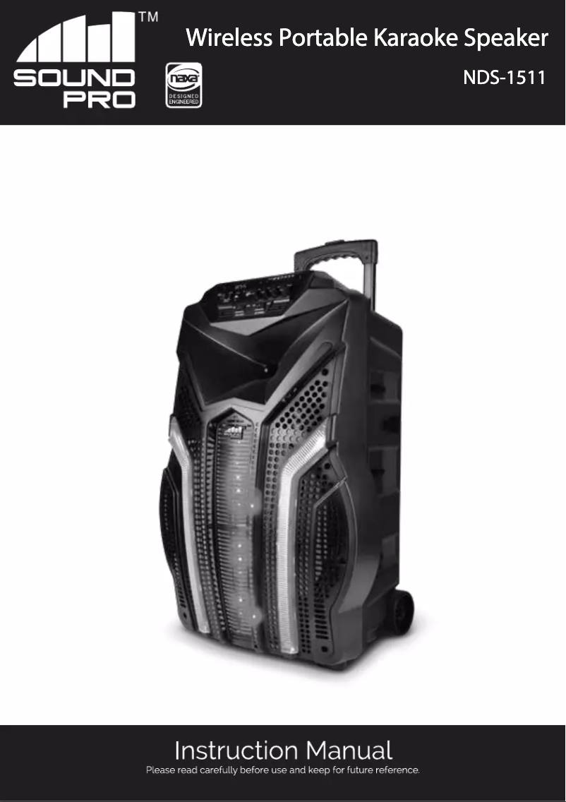 Imagen de la primera página del manual del dispositivo NDS-1511