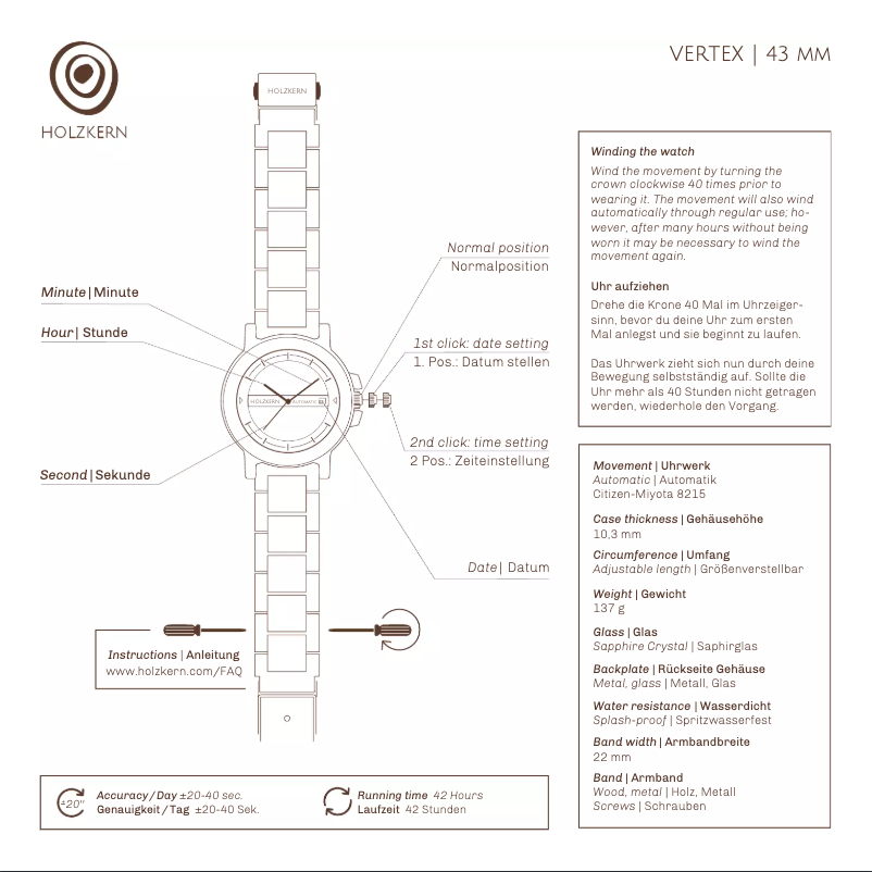 Image de la première page du manuel de l'appareil Dachstein