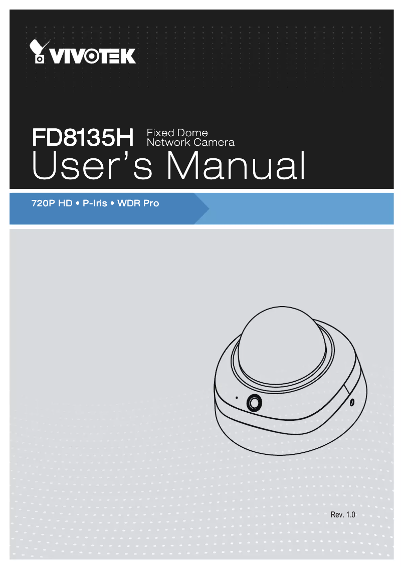Image de la première page du manuel de l'appareil FD8135H
