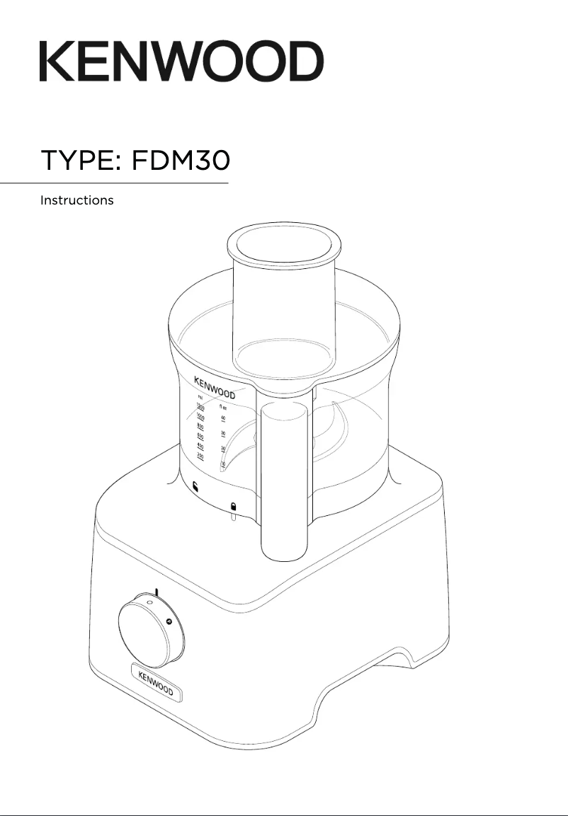 Image de la première page du manuel de l'appareil Multipro Compact FDM30