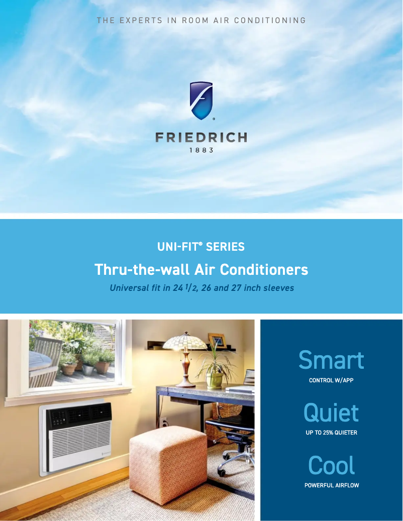 Página 1 del manual Manual de usuario Friedrich UCT10A30B