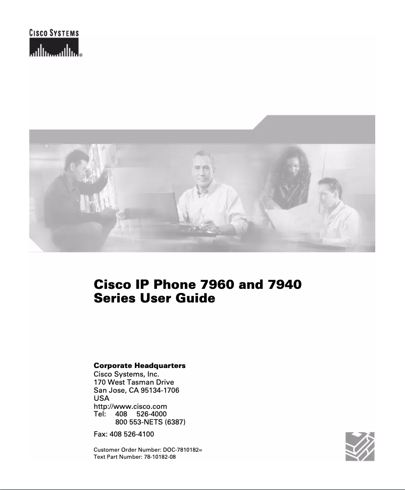 Página 1 del manual Manual de usuario Cisco 7940