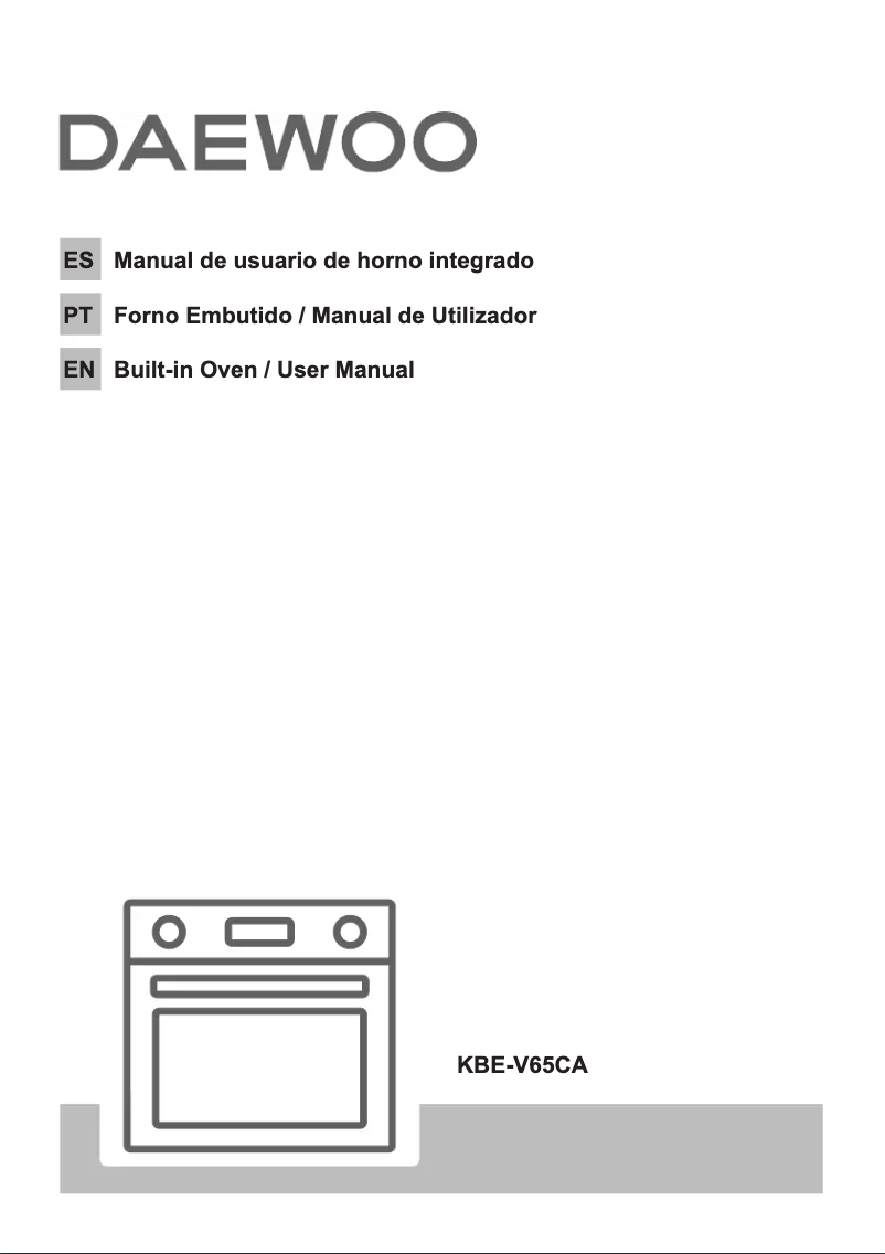 Page 1 de la notice Manuel utilisateur Daewoo KBE-V65CA