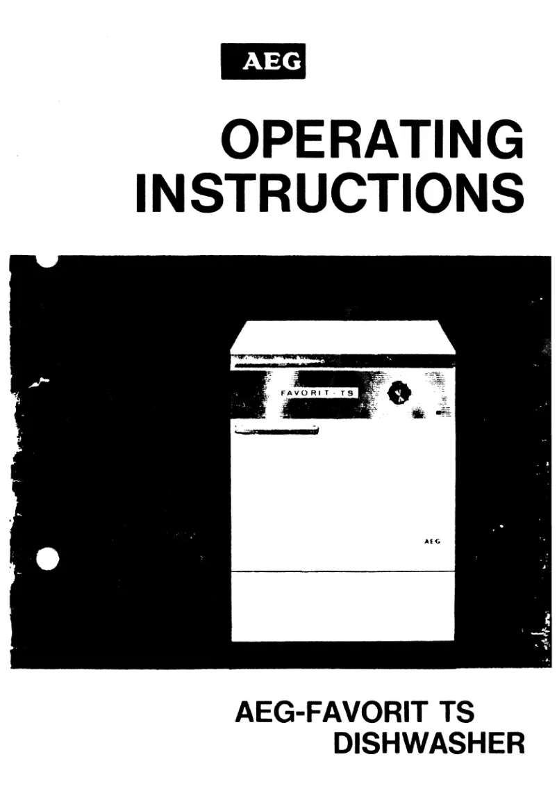 Page 1 de la notice Manuel utilisateur AEG Favorit TS