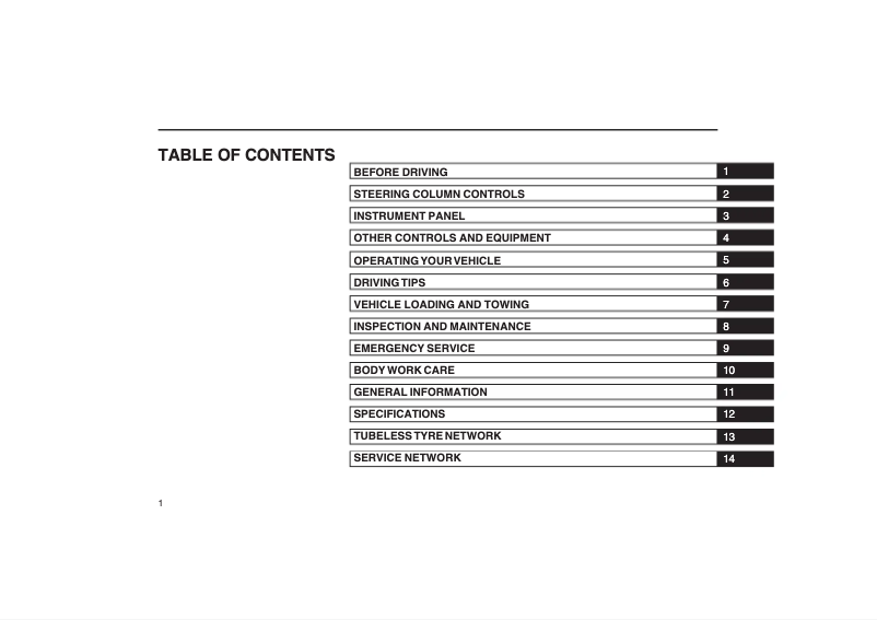 Página 1 del manual Manual de usuario Suzuki Swift Dzire