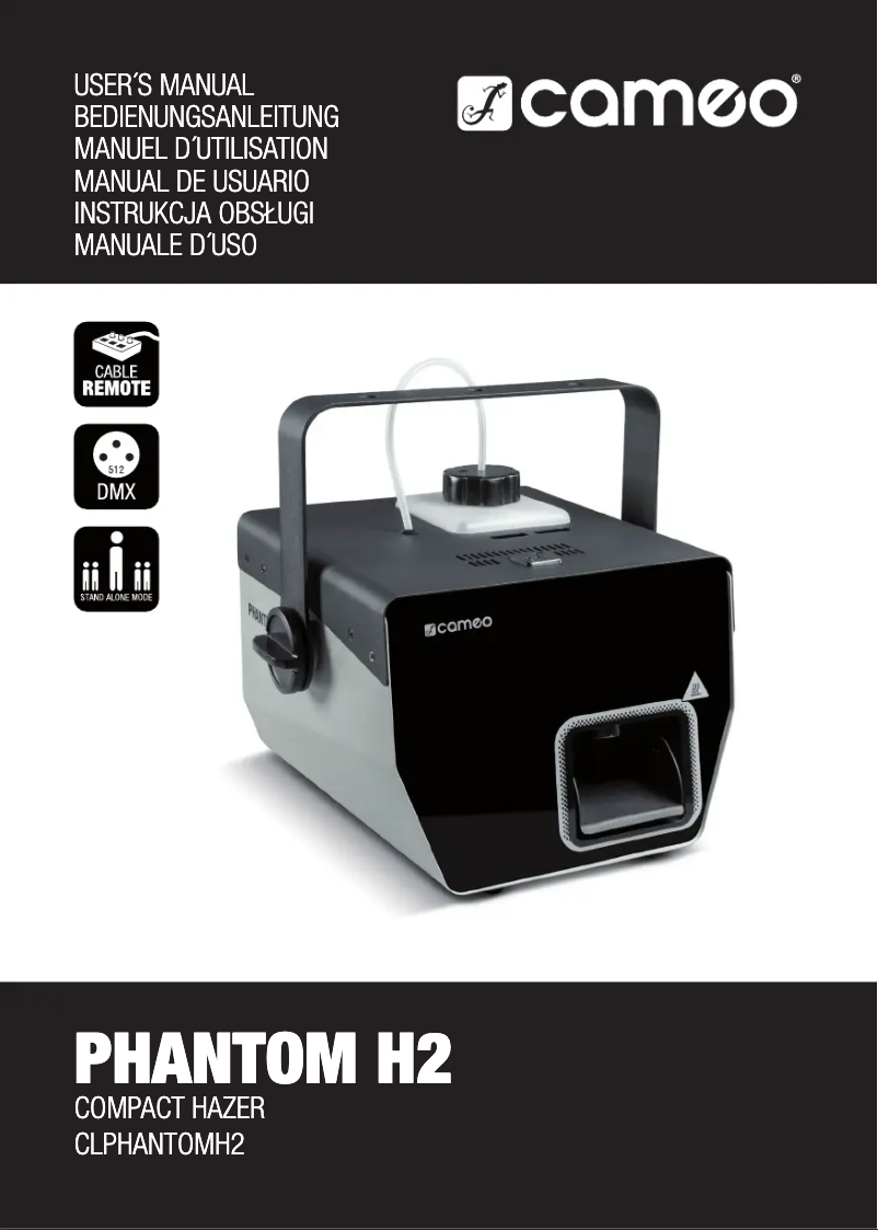 Image de la première page du manuel de l'appareil Phantom H2