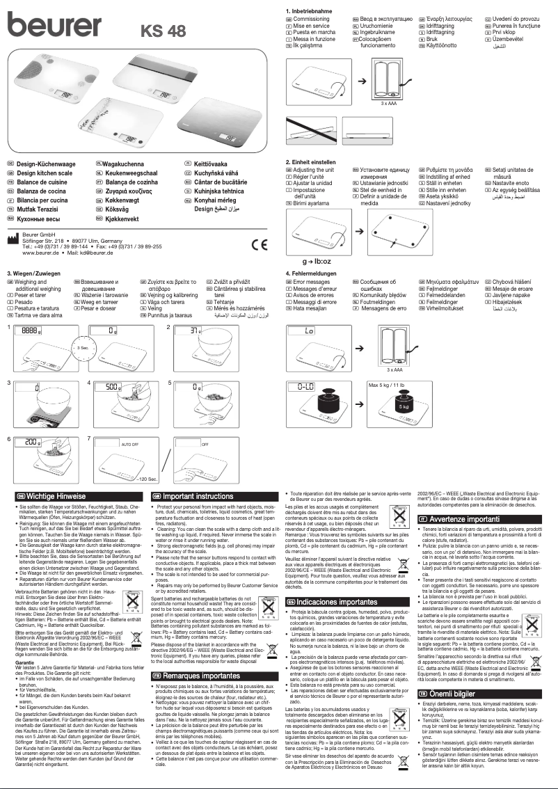 Image de la première page du manuel de l'appareil KS 48