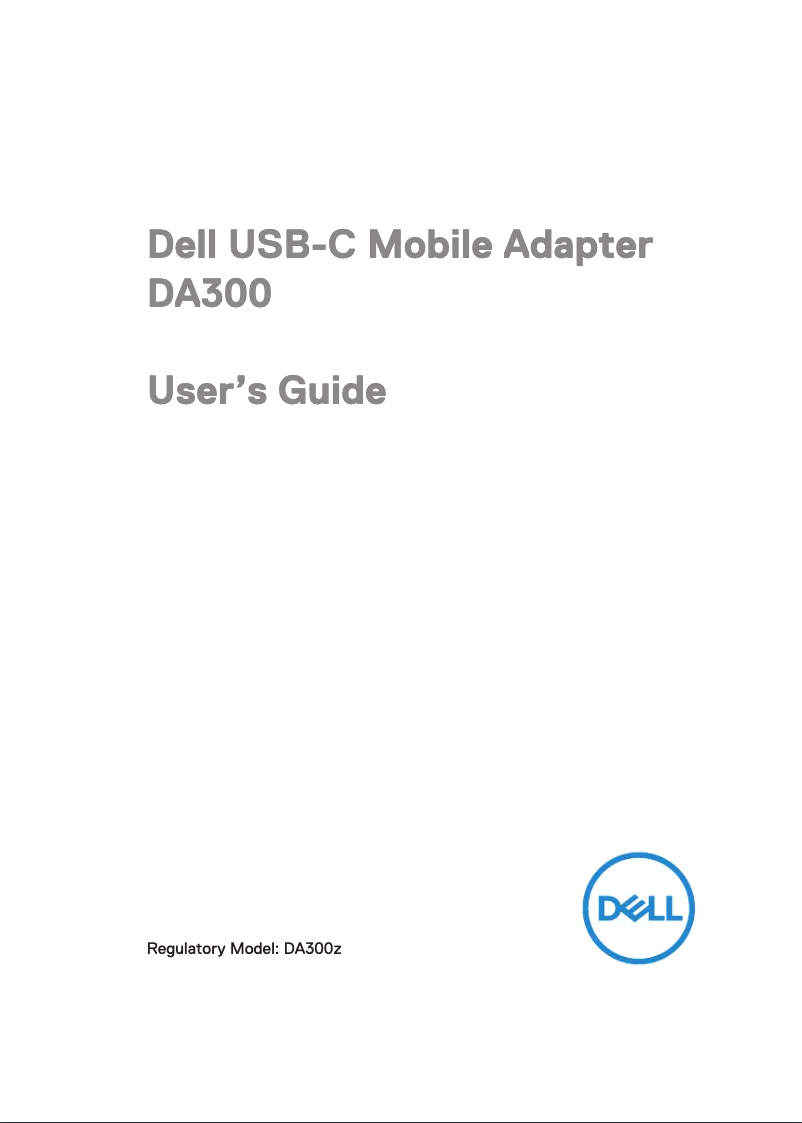 Page 1 de la notice Manuel utilisateur Dell 470-ACWN