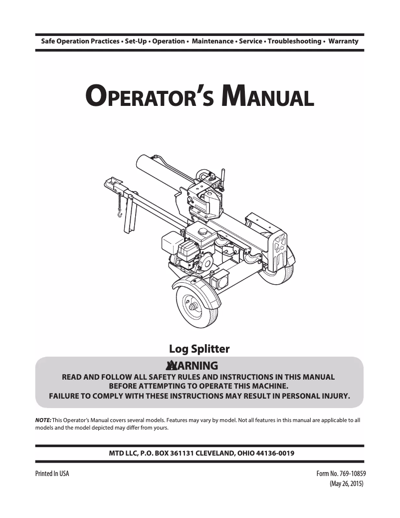 Page n°1 - Manuel utilisateur Remington RM27
