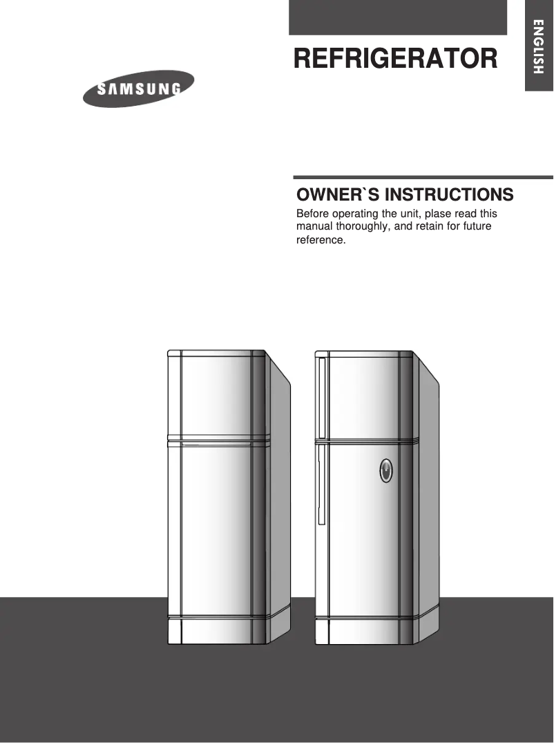 Page n°1 - Manuel utilisateur Samsung RT21MHBB