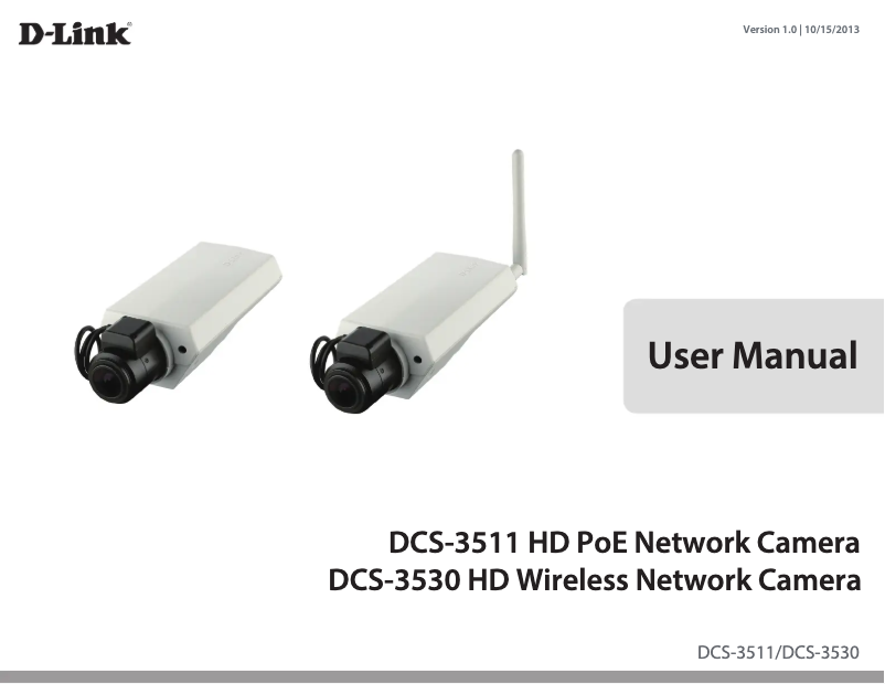 Page n°1 - Manuel utilisateur D-Link DCS-3511