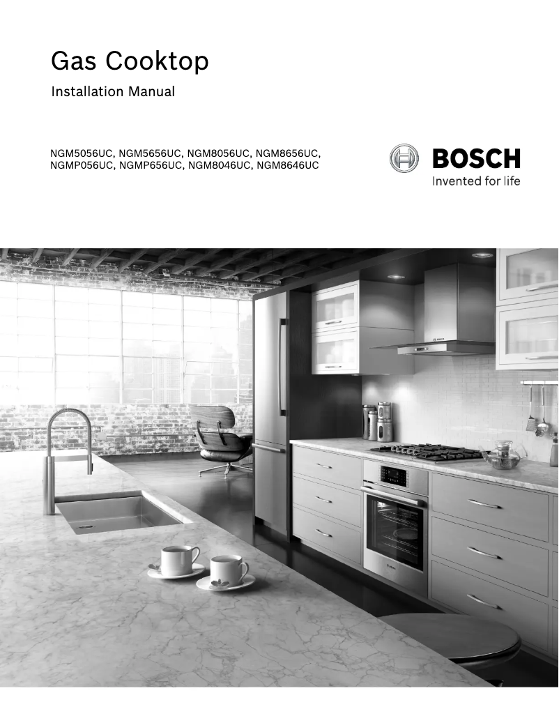 Page 1 de la notice Guide d'installation Bosch NGM5056UC
