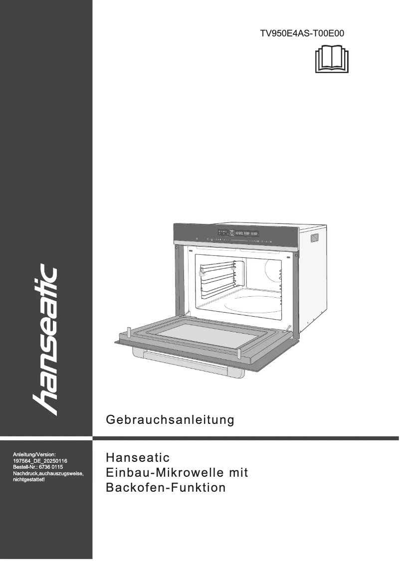 Página 1 del manual Manual de usuario Hanseatic TV950E4AS-T00E00