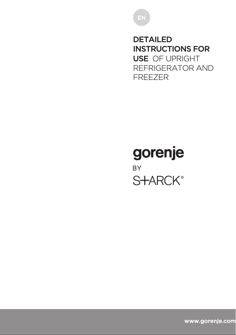 Page n°1 - Manuel utilisateur Gorenje NRK612ST