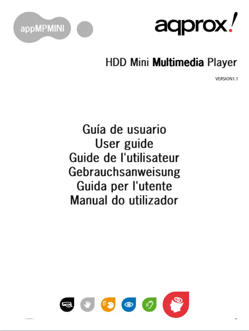 Page 1 de la notice Manuel utilisateur Approx Mini Media Player