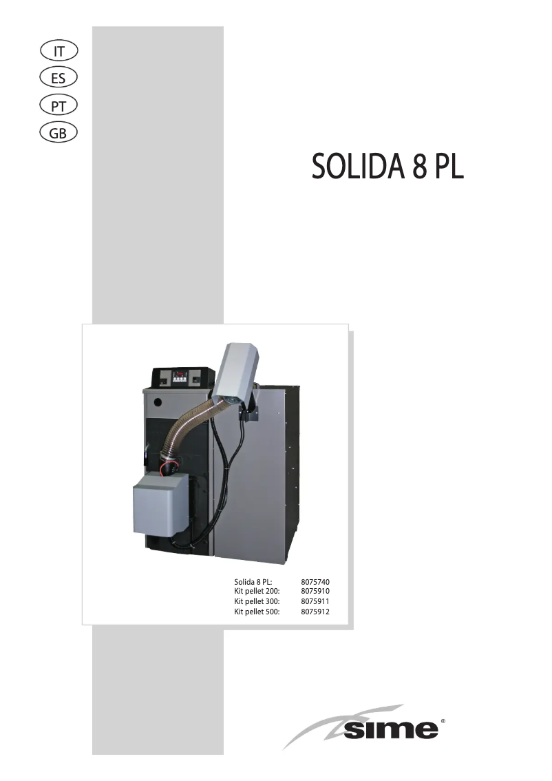 Image de la première page du manuel de l'appareil Solida 8 PL