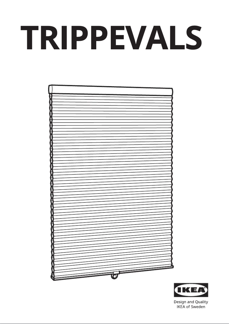 Page 1 de la notice Manuel utilisateur Ikea TRIPPEVALS 505.413.45