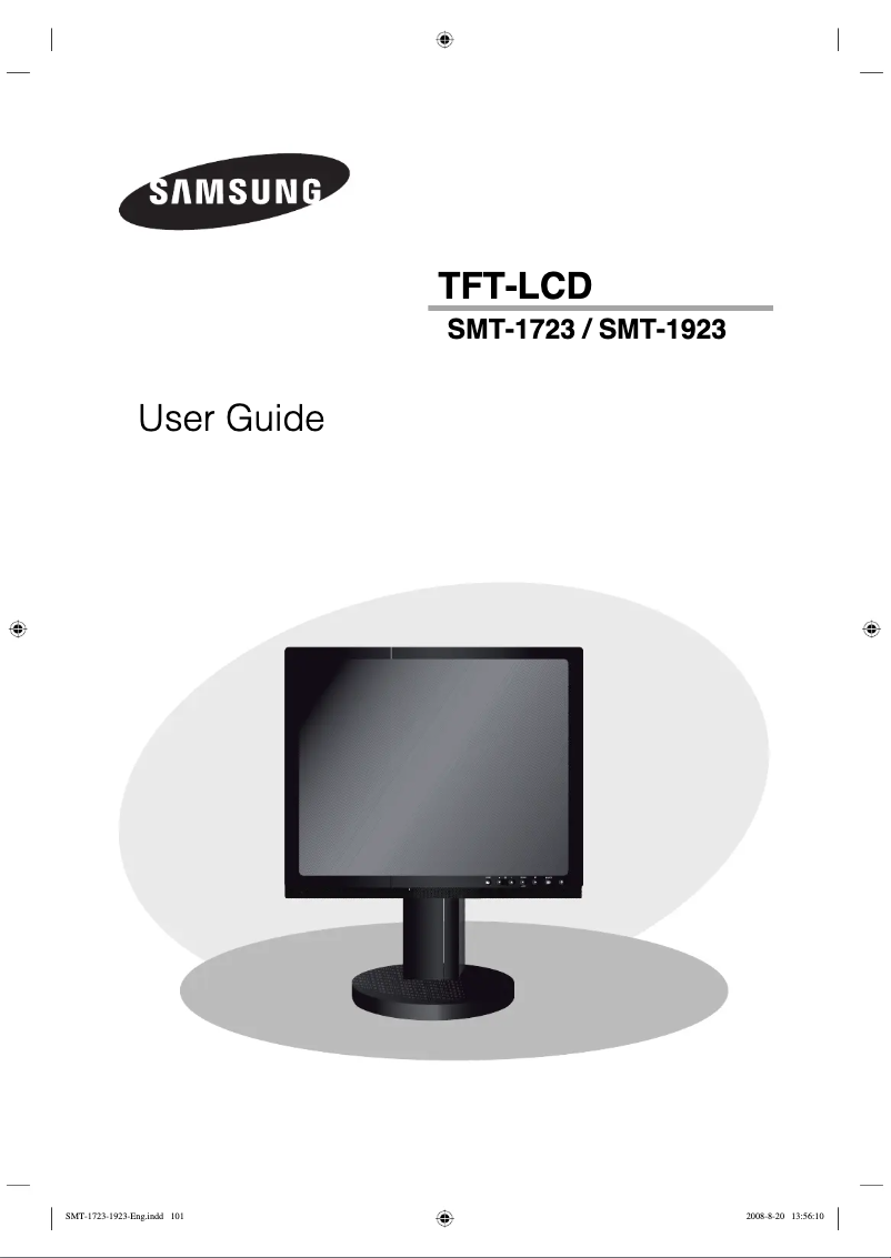 Image de la première page du manuel de l'appareil SMT-1923