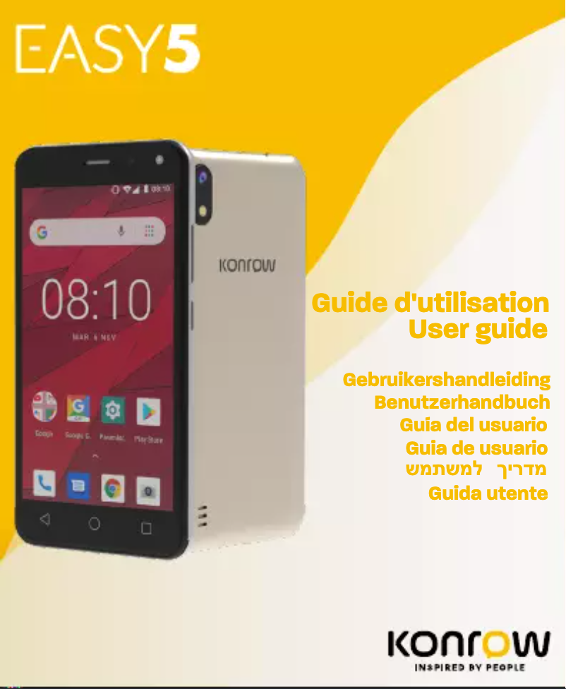 Image de la première page du manuel de l'appareil Easy 5