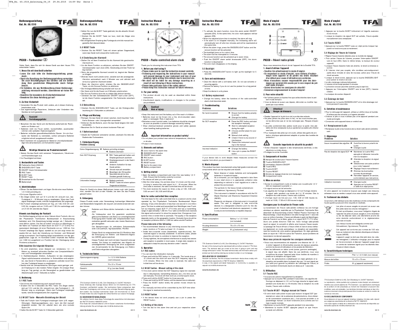 Imagen de la primera página del manual del dispositivo Picco 60.1510.02