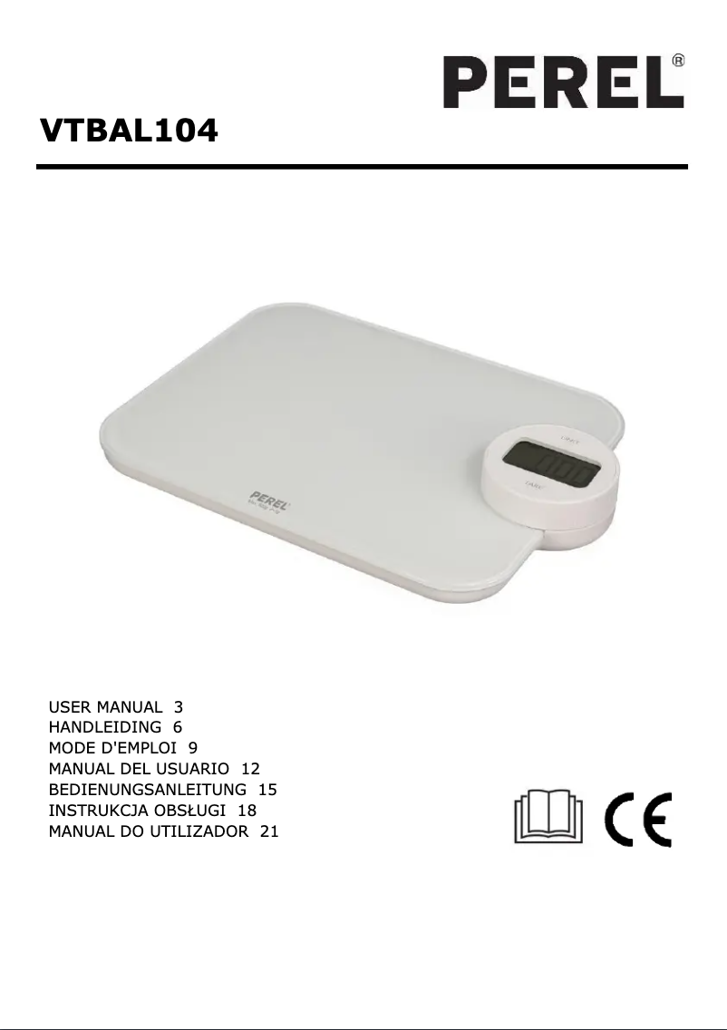 Page n°1 - Manuel utilisateur Perel VTBAL104
