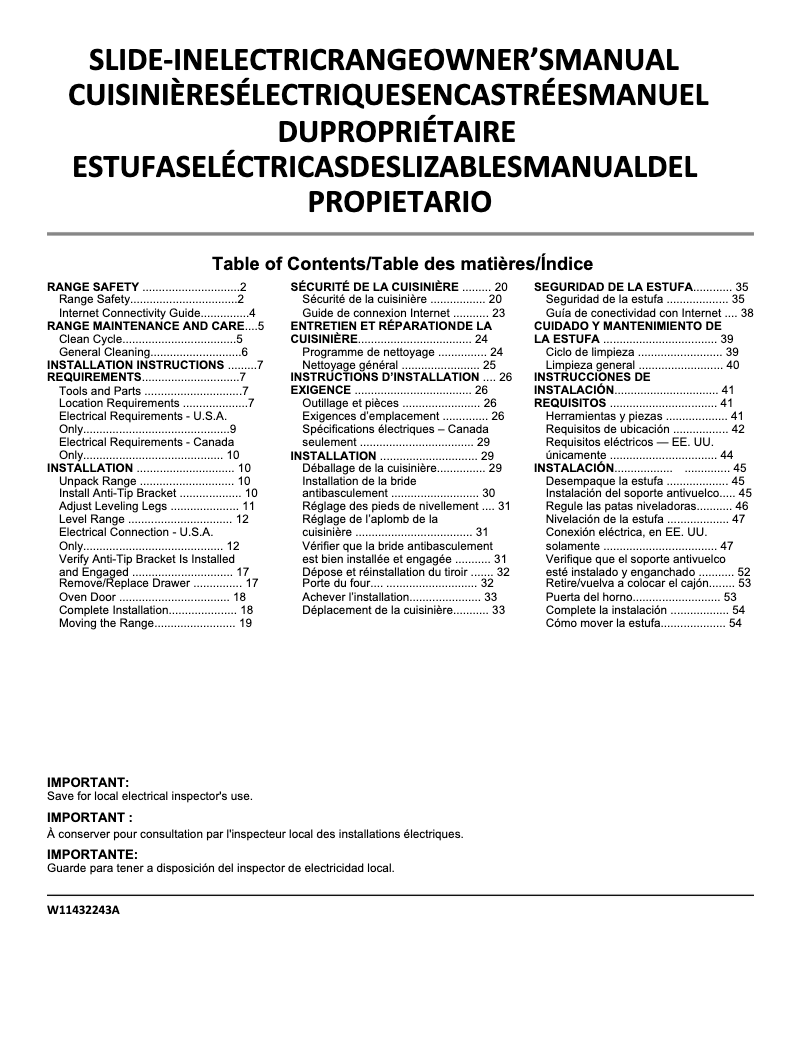 Page n°1 - Informations de garantie Whirlpool YWEEA25H0HZ