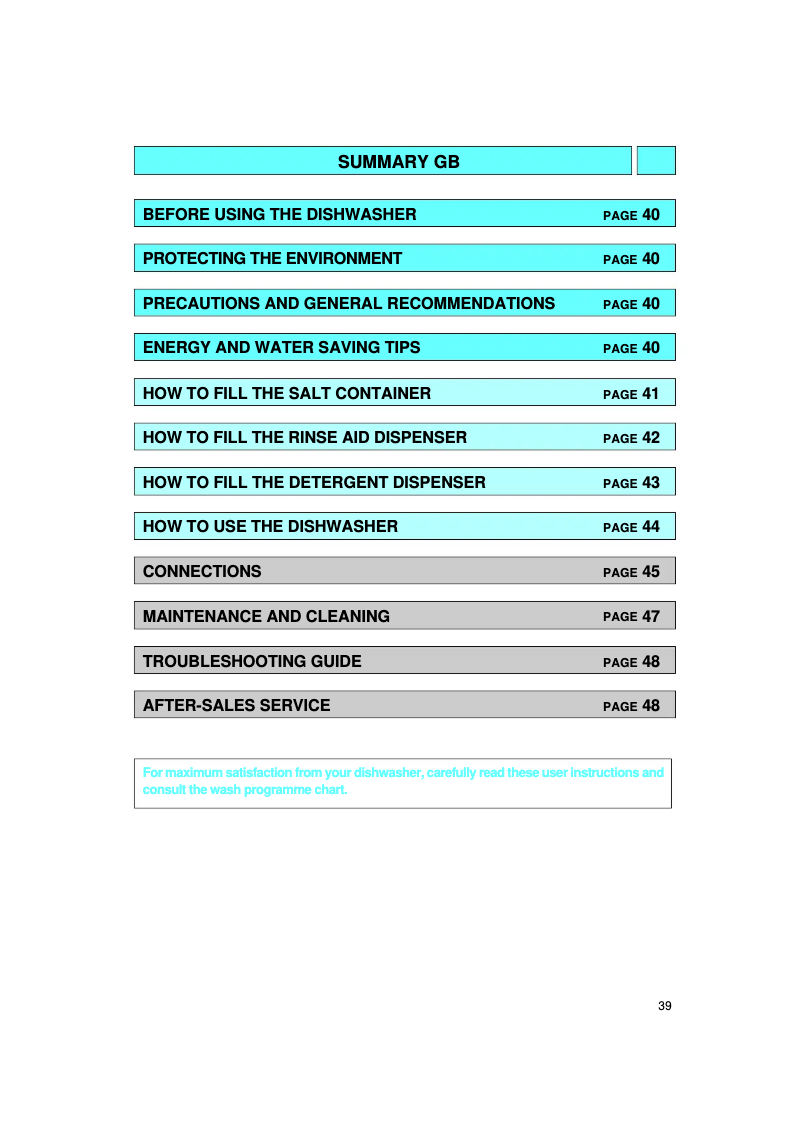 Image de la première page du manuel de l'appareil ADG 9540/1 IX