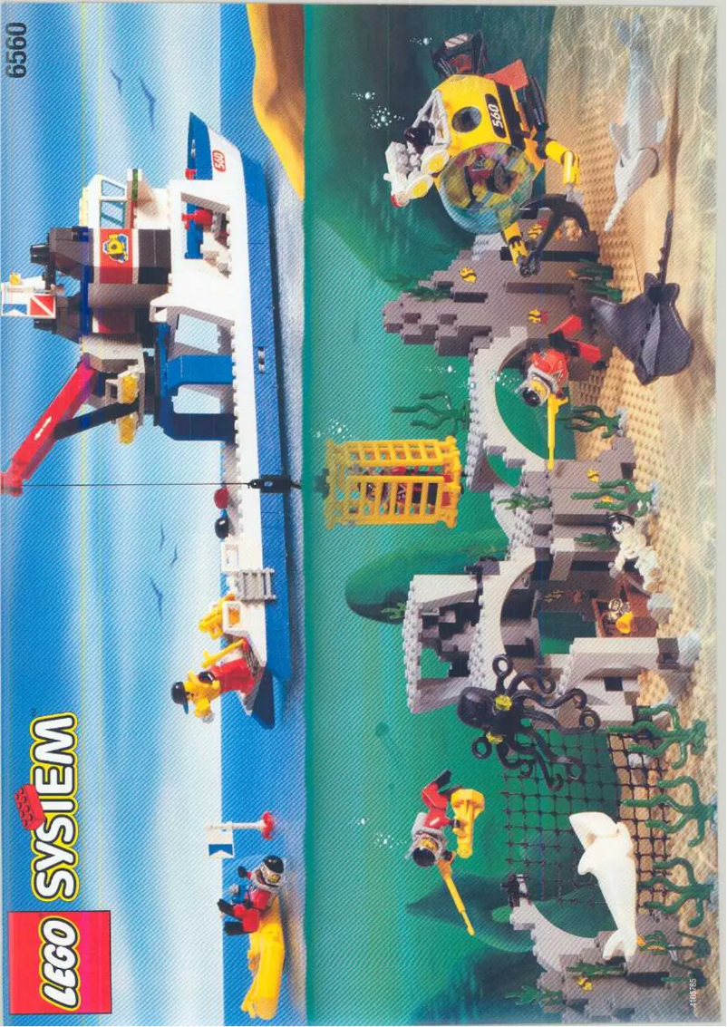 Page n°1 - Manuel utilisateur Lego DIVERS SHIP