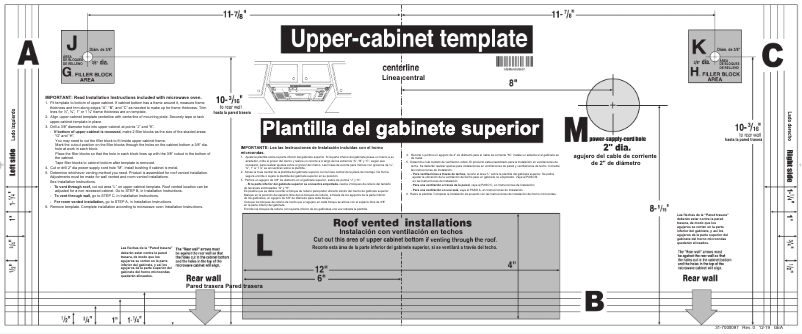 Page 1 de la notice Instructions / montage GE PVM9179DKWW