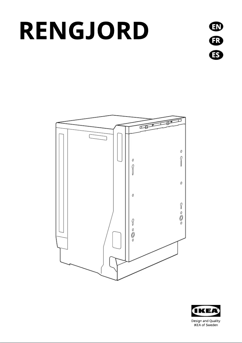 Image de la première page du manuel de l'appareil RENGJORD 905.045.72