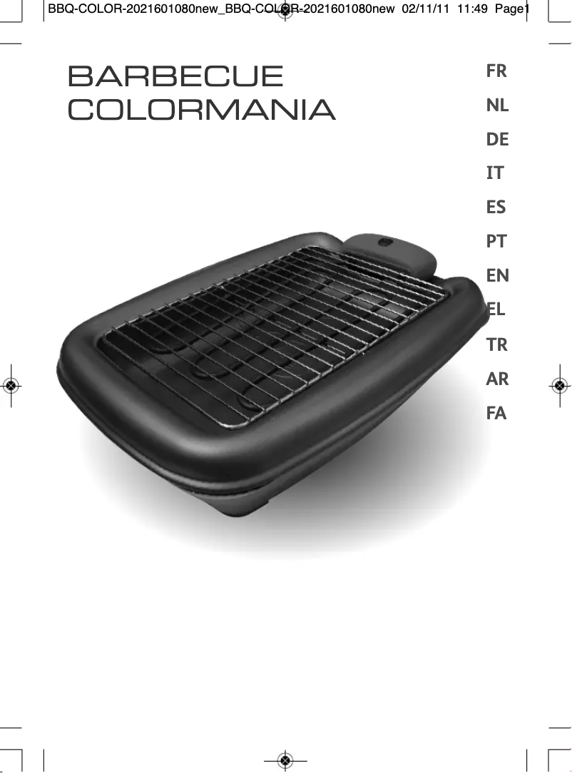 Página 1 del manual Manual de usuario Tefal BG200512